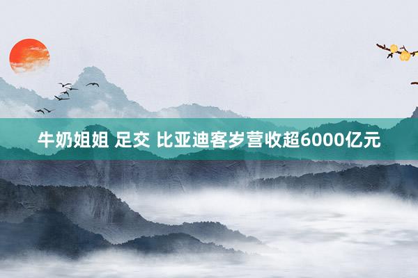 牛奶姐姐 足交 比亚迪客岁营收超6000亿元